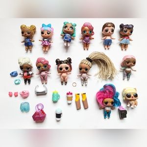 L.O.L Surprise Doll Teens Lot MC Swag Hair Goals Glitter Clothing Accessories